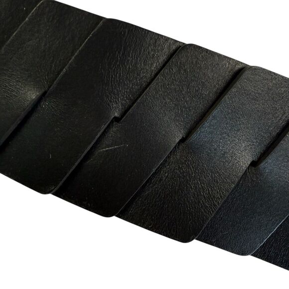 All Saints Weslie Leather Wrap Belt Wide Women Medium Large 68\